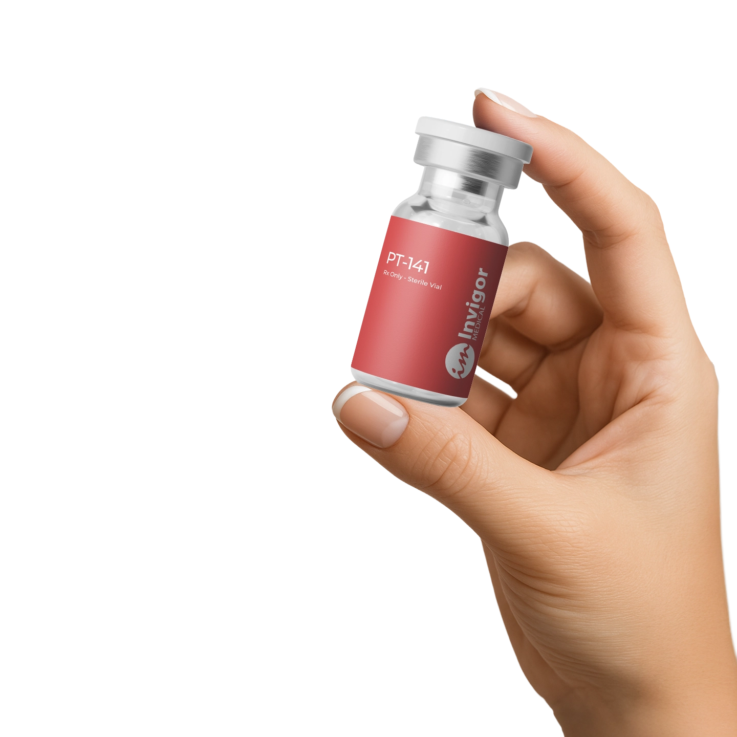 PT-141 Injections Medication in Hand