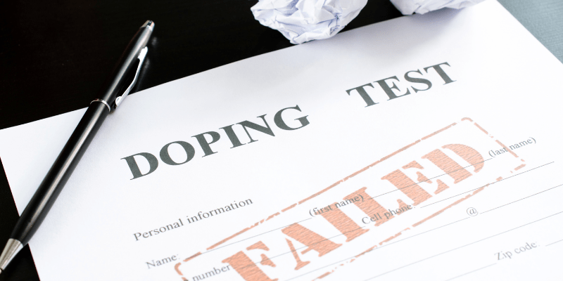 Failed doping test