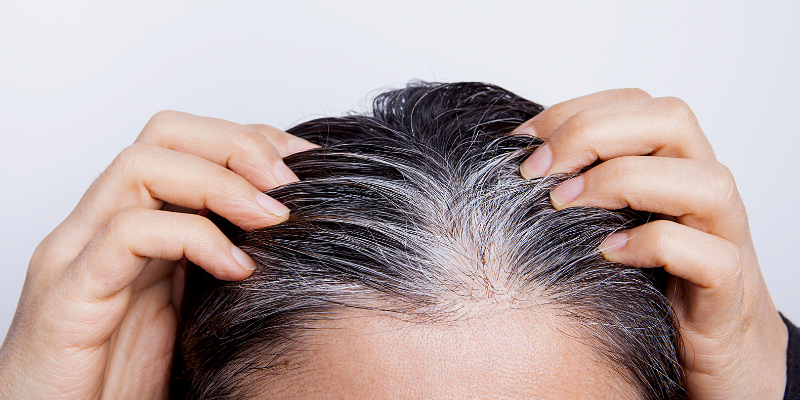 gray hair