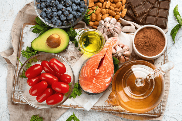 A healthy diet for antiaging