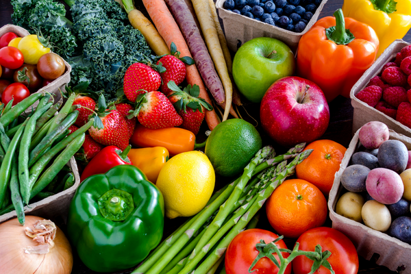 Fruits and vegetables