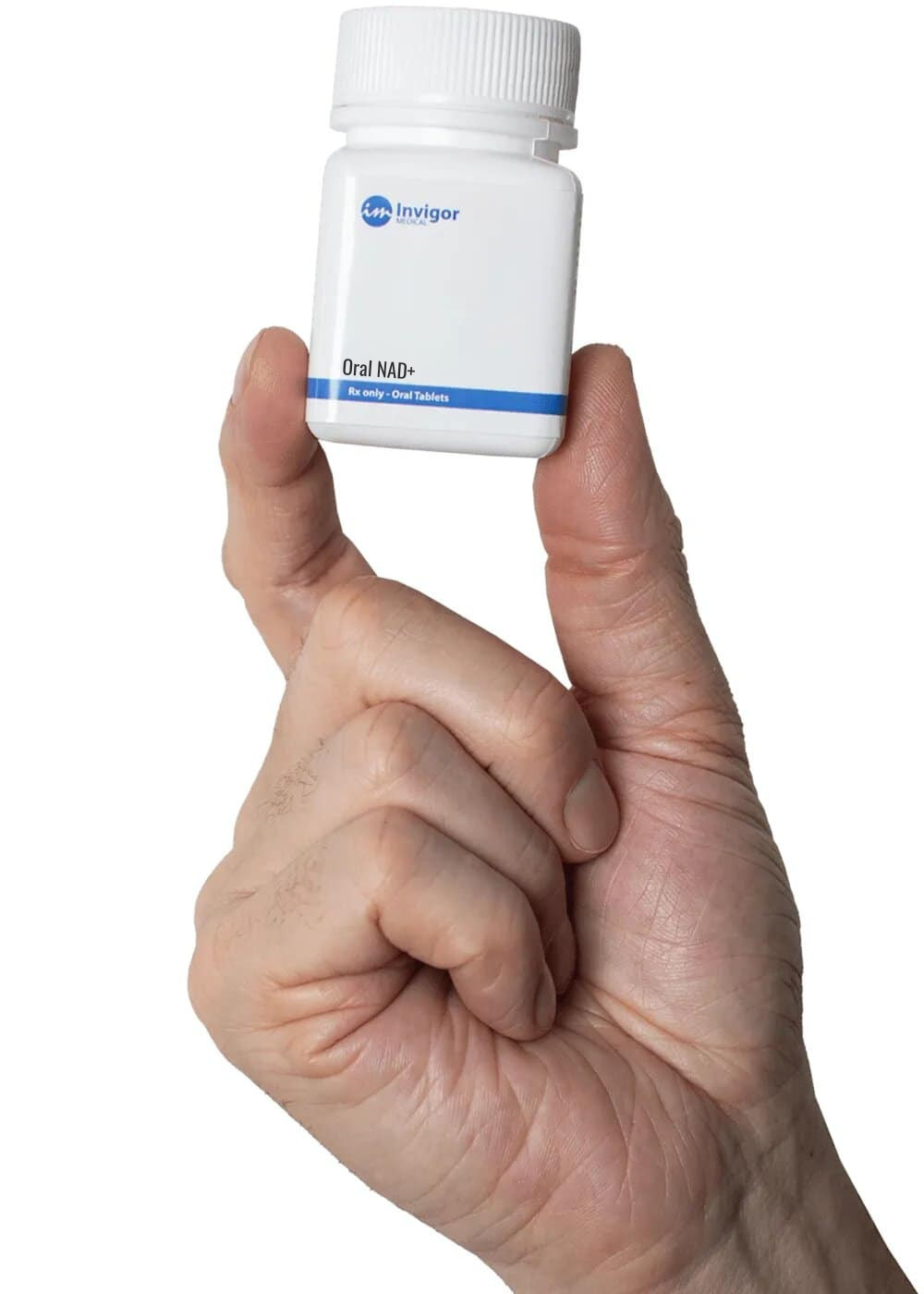 Oral NAD+ Medication in Hand