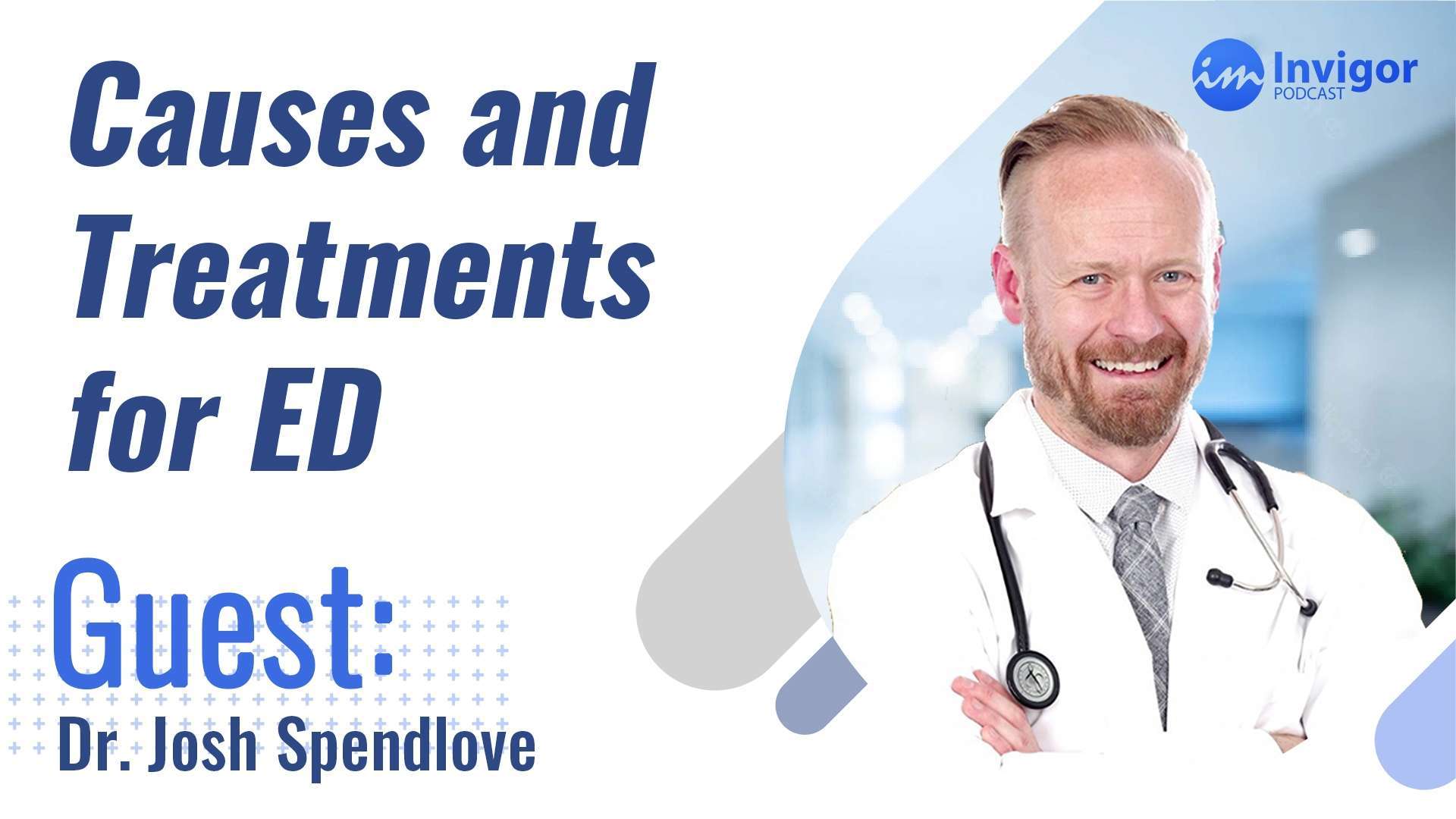 "Causes and Treatment for ED" with Podcast guest, Dr. Josh Spendlove