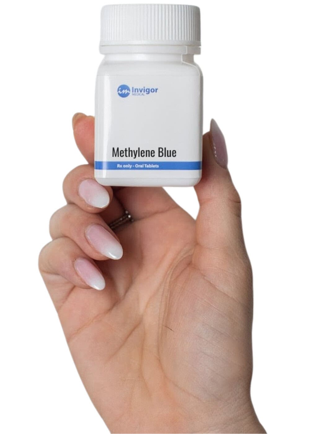 Methylene Blue Medication in Hand