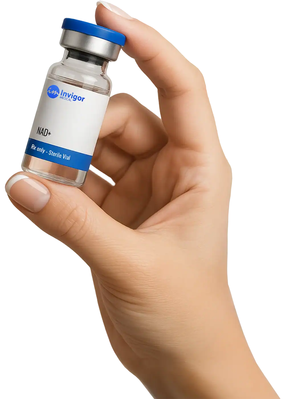 NAD+ Injections Medication in Hand