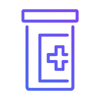 An icon of a medication bottle