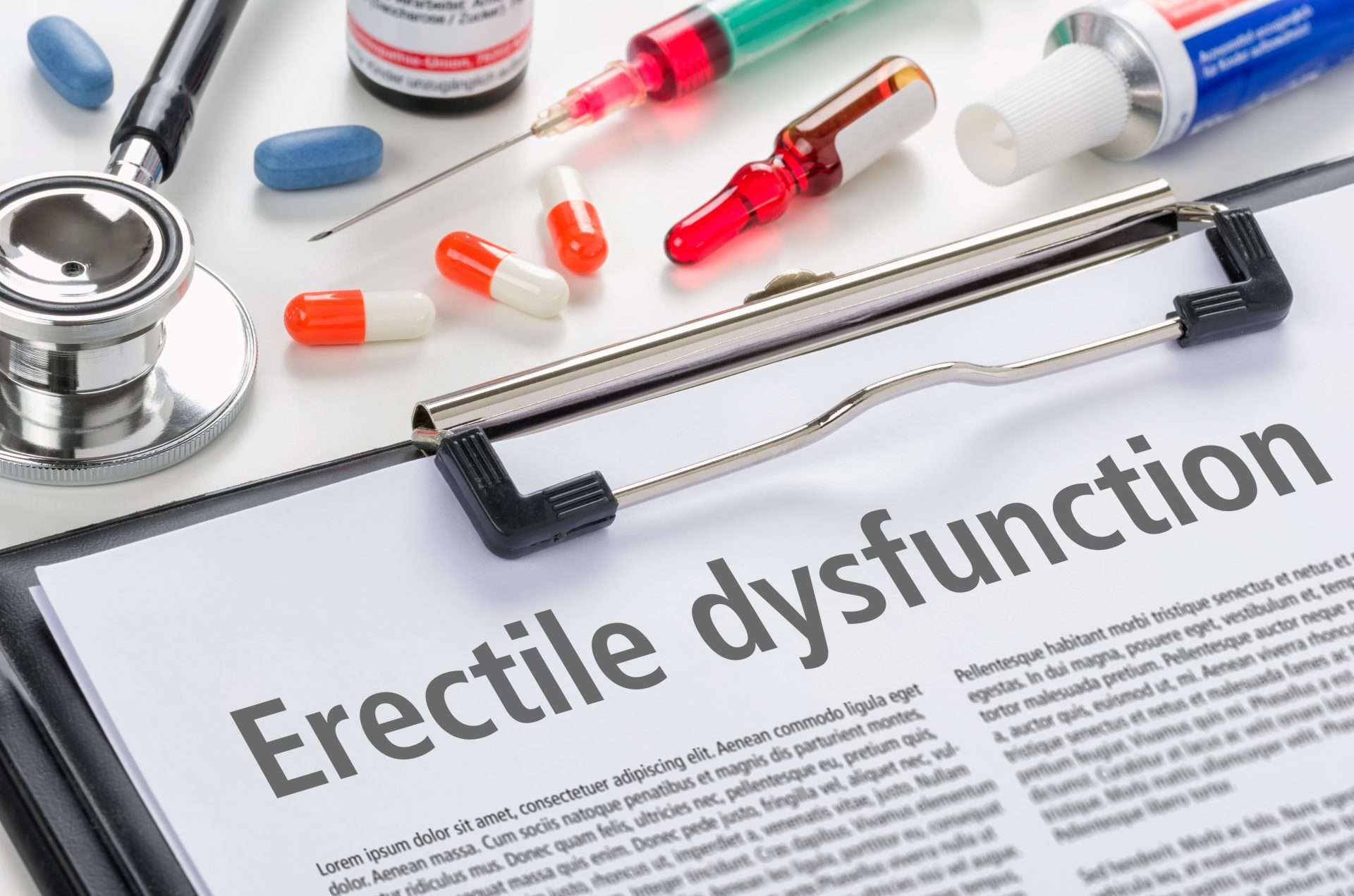 Erectile dysfunction clipboard